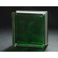 190 * 190 * 80 мм Зеленый цветной прозрачный стеклянный блок